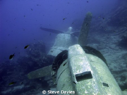 Dakota engines, wrecked in Bodrum Bay, Turkey. Taken with... by Steve Davies 